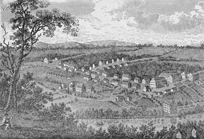 Bethlehem, a Moravian Settlement in Pennsylvania, from 