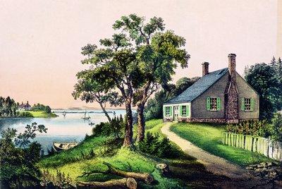 Birthplace of George Washington at Bridges Creek, Westmoreland County, Virginia by American School