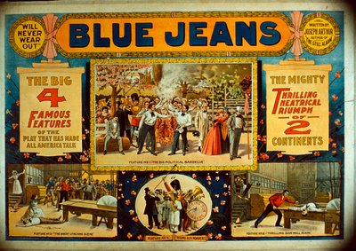 Blue Jeans, c.1890 by American School