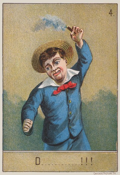 Boy Smoking by American School