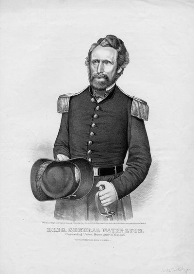 Brig. General Nathl. Lyon, pub. by Currier & Ives, 1861 by American School