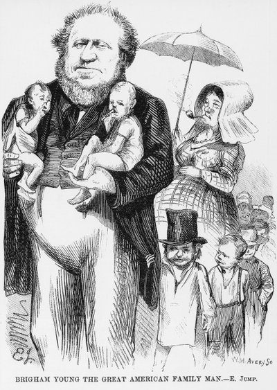 Brigham Young the Great American Family Man by American School