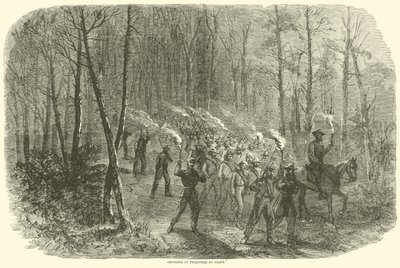 Bringing in Prisoners by Night, August 1864 by American School