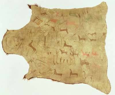 Buffalo Robe, c.1850-75 by American School