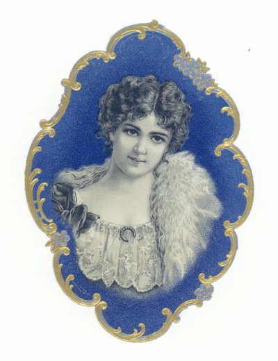 Bust of a Young Woman Cropped Hair by American School