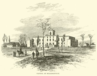 Capitol at Milledgeville, November 1864 by American School