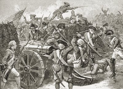 Capture of a Redoubt at Yorktown, 1781, from 