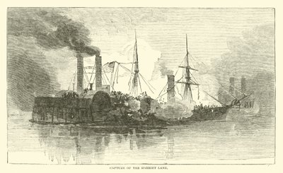 Capture of the Harriet Lane, January 1863 by American School