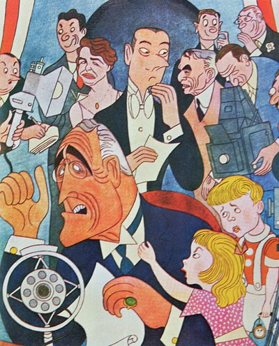 Cartoon comment on President Roosevelt