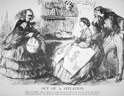 Cartoon in Vanity Fair Magazine satirizing the American people