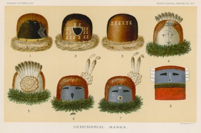 Ceremonial Masks by American School