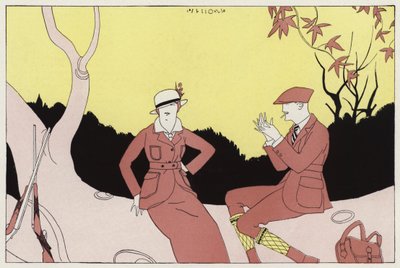 Chance Meeting of a Once Married Couple, a Scene from the Short Story 