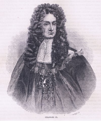 Charles II (1664), illustration from Cassell
