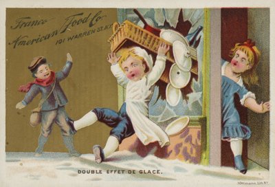 Chef Slipping on Ice by American School