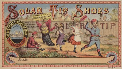 Children Pulling Baby in Shoe by American School