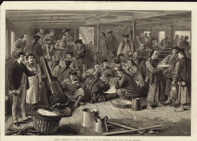 Chinese Emigration to America by American School