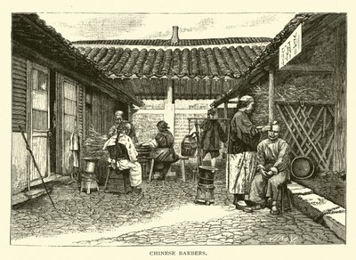 Chinese Barbers by American School