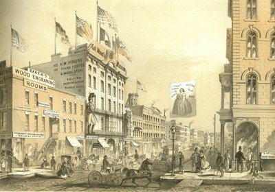 Col. Woods Museum, from Chicago Illustrated, with Literary Descriptions by James W. Sheahan, Published by Jevne & Almini, Chicago by American School