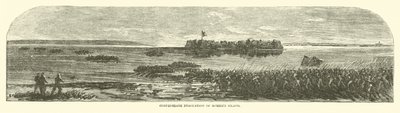 Confederate Evacuation of Morris Island, September 1863 by American School