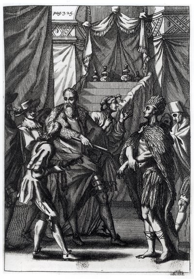 Cortes and Montezuma, from Antonio de Solis y Rivadeneira Solis