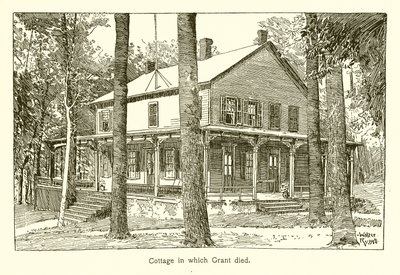 Cottage in which Grant died by American School