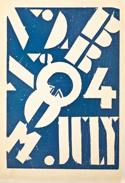 Cover for the art magazine "Broom" by American School