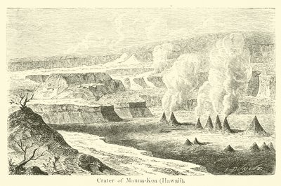 Crater of Mauna-Koa, Hawaii by American School