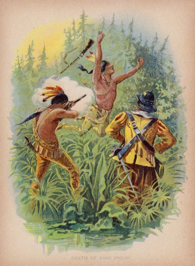 Death of King Philip by American School