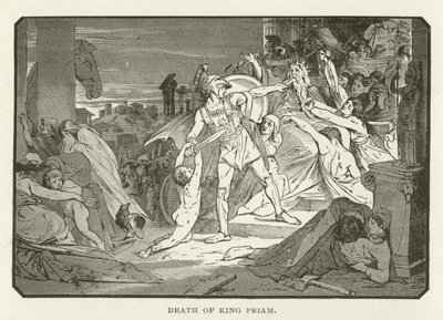 Death of King Priam by American School