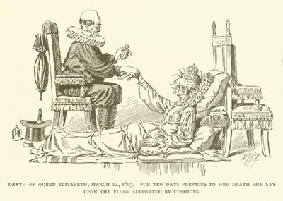 Death of Queen Elizabeth, March 24, 1603 by American School