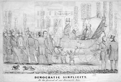 Democratic Simplicity, or, The Arrival of Our Favorite Son by American School