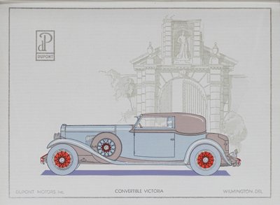 DuPont Motor Cars: Convertible Victoria, 1921 by American School