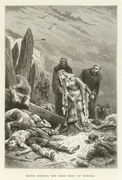 Edith Finding the Dead Body of Harold by American School