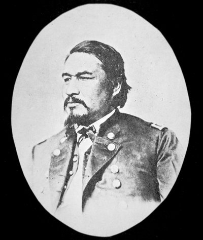 Ely Samuel Parker (1828-95) Seneca Chief and Federal Commissioner on Indian Affairs by American School