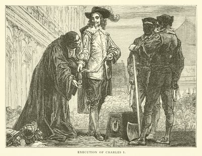 Execution of Charles I by American School