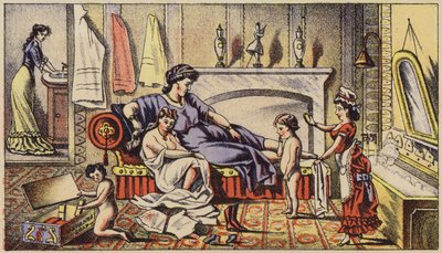 Family Bathtime by American School