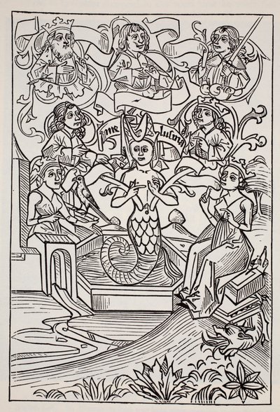 Fay Melusine, from The World Guide to Gnomes, Fairies, Elves and Other Little People by Thomas Keightley, Published 1880 by American School