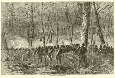 Fighting in the Wilderness, May 1864 by American School