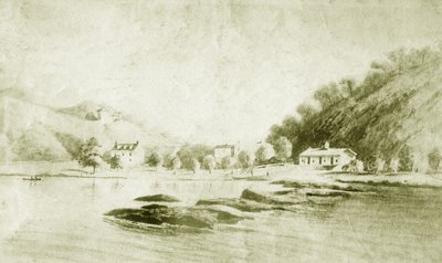 Fort St Davis and the Schuylkill Rapids by American School