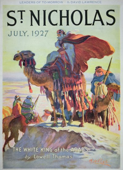 Front cover of St. Nicholas magazine, July 1927 by American School