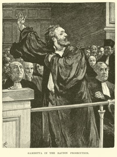 Gambetta in the Baudin Prosecution by American School