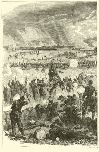 Gettysburg, July 3, 1863 by American School