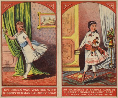 Girl with Laundry Soap by American School