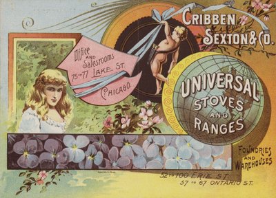 Girl and Cherub by American School