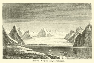 Glaciers, English Bay, Spitzbergen by American School