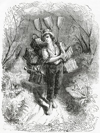 Going to the Store, Illustration for A Community of Outcasts by American School