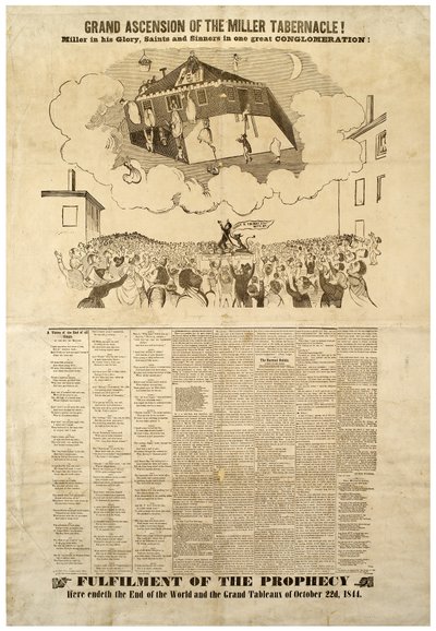 Grand ascension of the Miller tabernacle! : Miller in his glory, saints and sinners in one great conglomeration! by American School