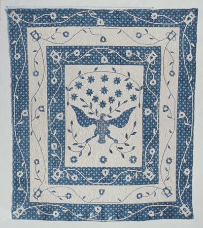 Great Seal of United States Quilt by Susan Strong by American School