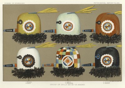Group of Sa-La-Mo-Bi-Ya Masks by American School