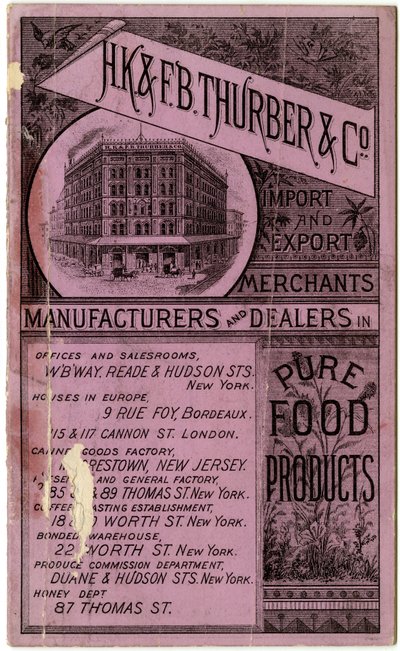 H.K. & F.B. Thurber & Co. Trade Booklet, Recto by American School